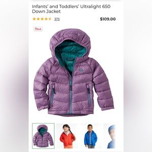 L.L. Bean Ultra Light 650 Down Coat 🦄